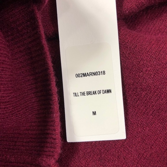 NWT Lingua Franca Till The Break Cashmere Crewneck Sweater - Picture 7 of 7